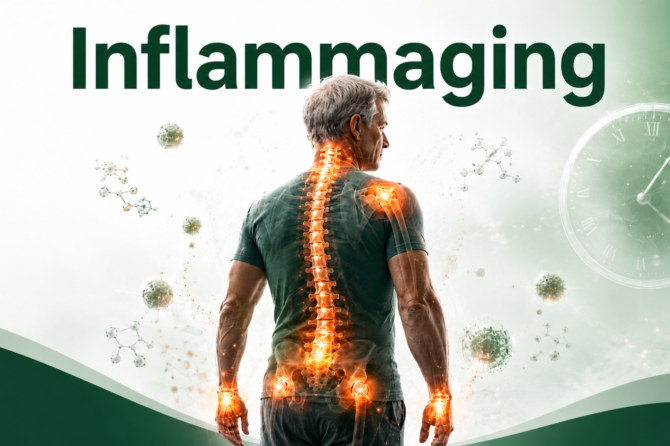 Inflammaging: Como a Inflamação do Envelhecimento Causa Dor na Coluna e nas Articulações